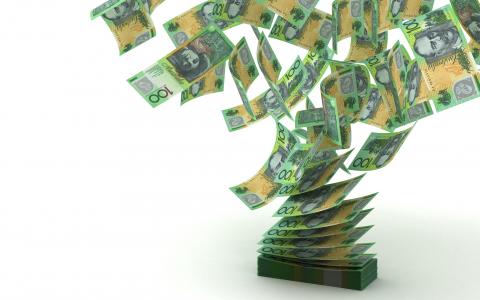 money pile