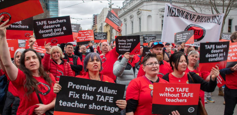 TAFE strike