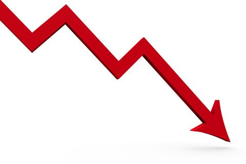 Red arrow pointing downwards
