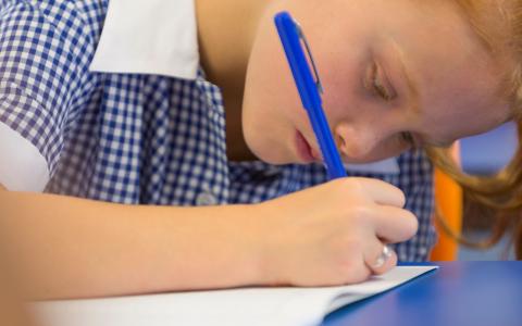 Student doing test Student doing test